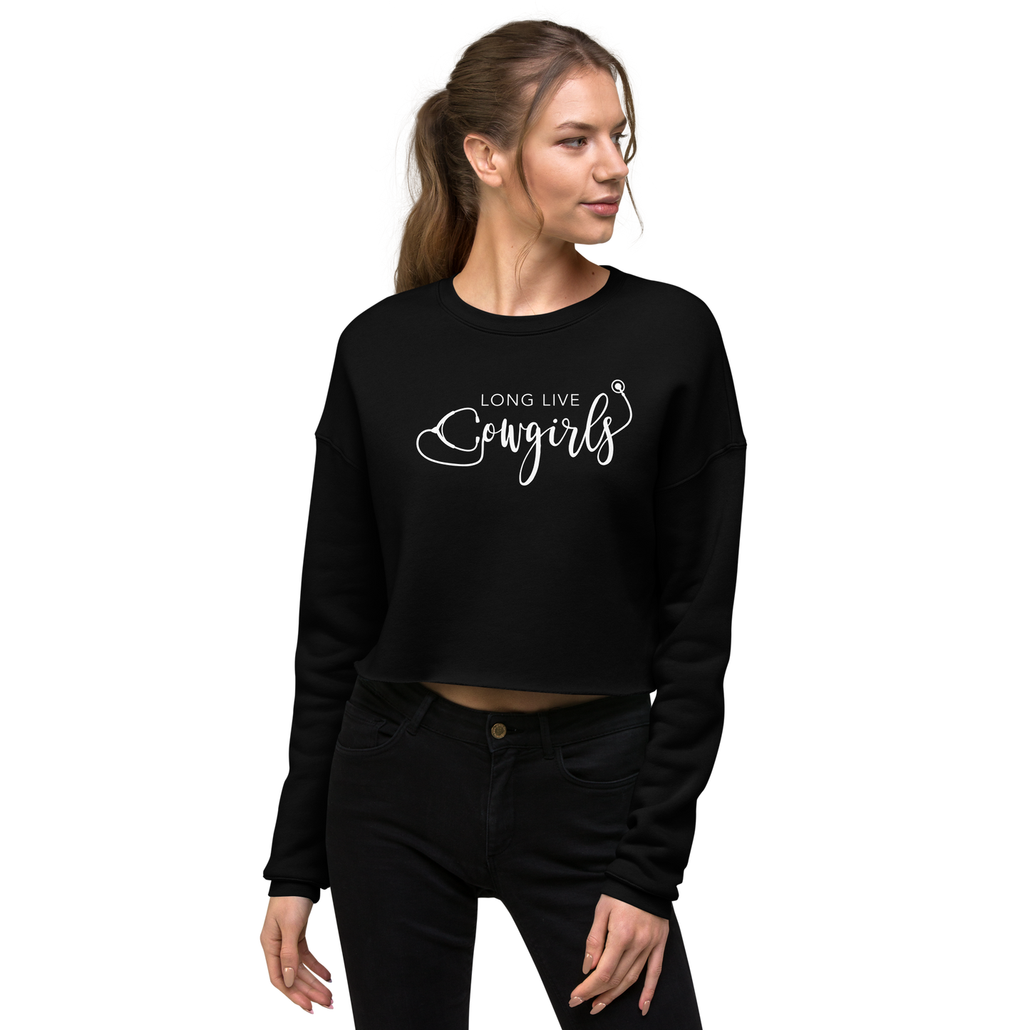 Long Live Cowgirls CROP Sweatshirt