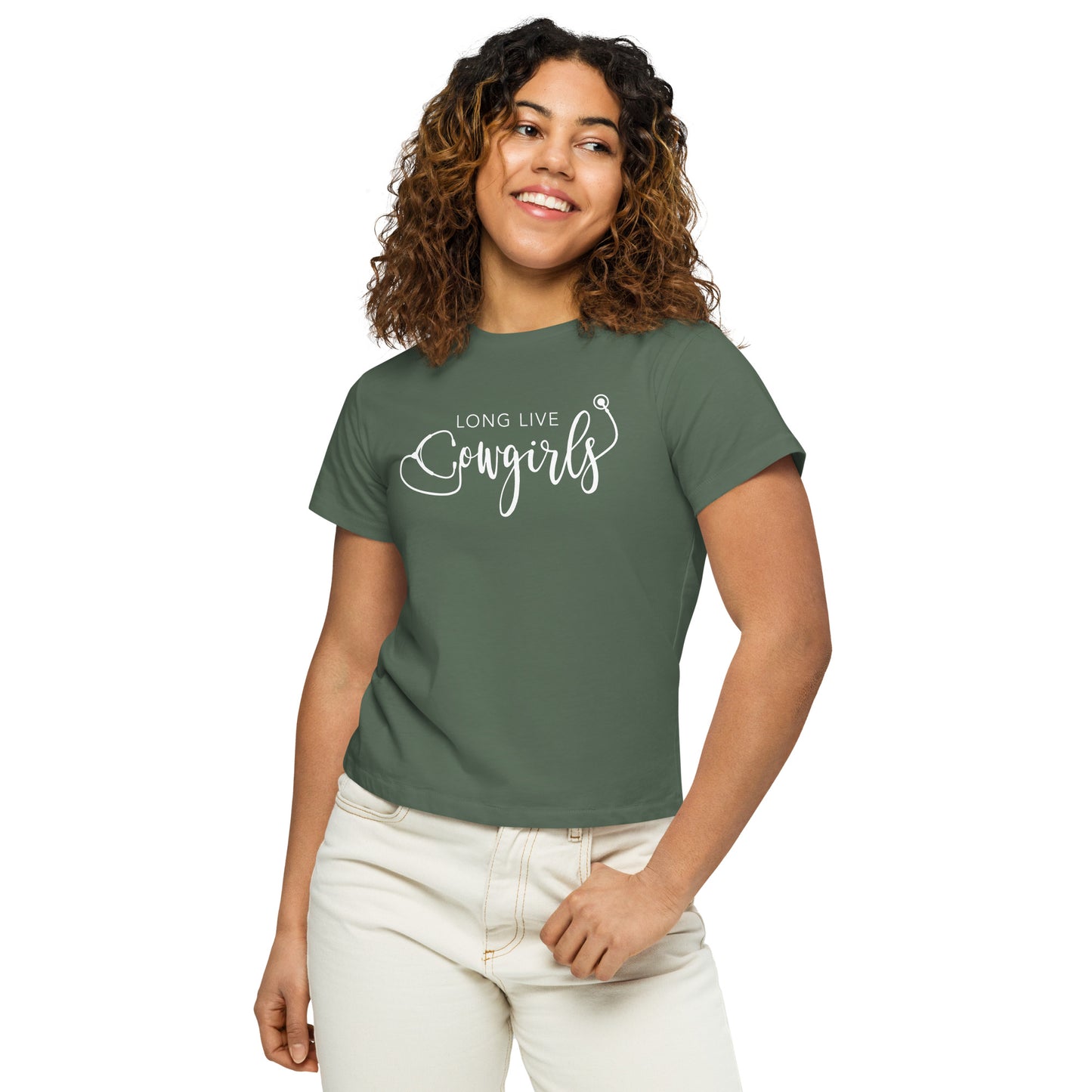 Long Live Cowgirls Women’s high-waisted t-shirt