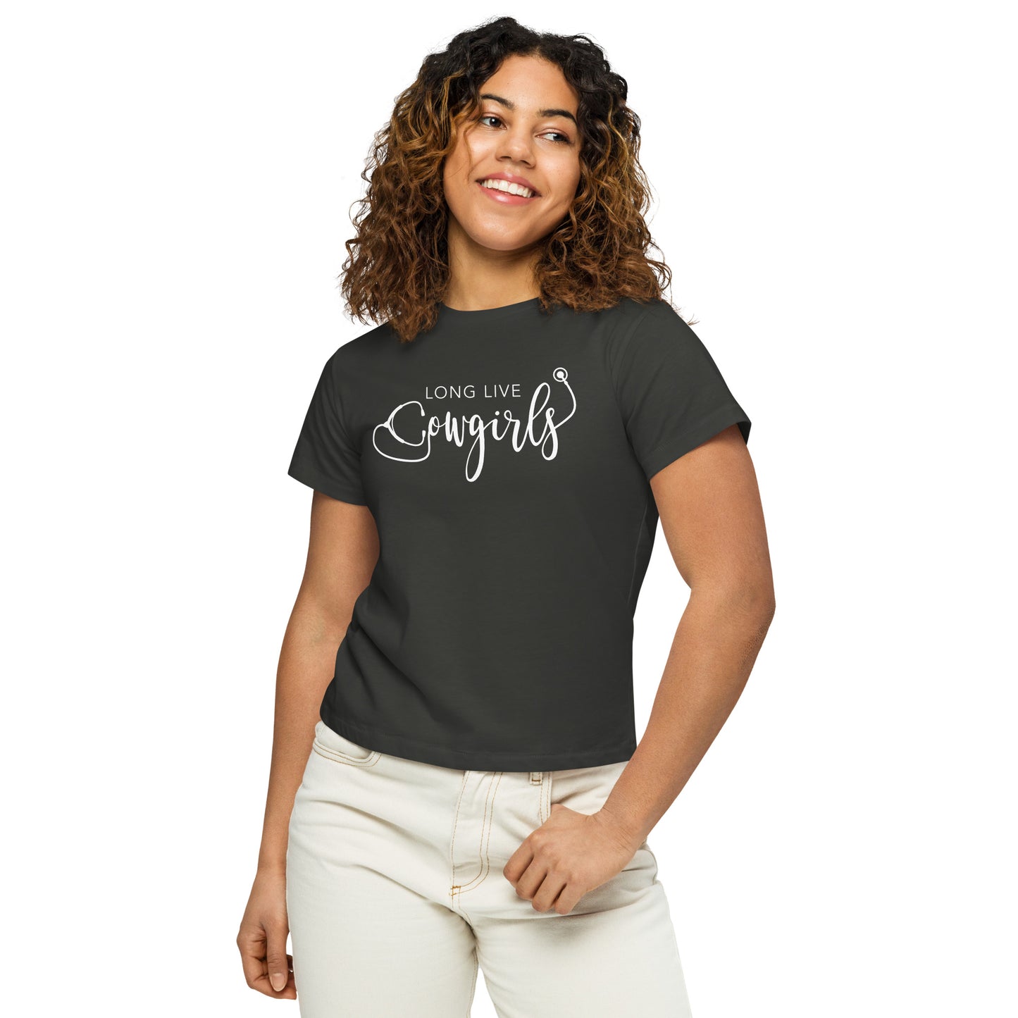 Long Live Cowgirls Women’s high-waisted t-shirt