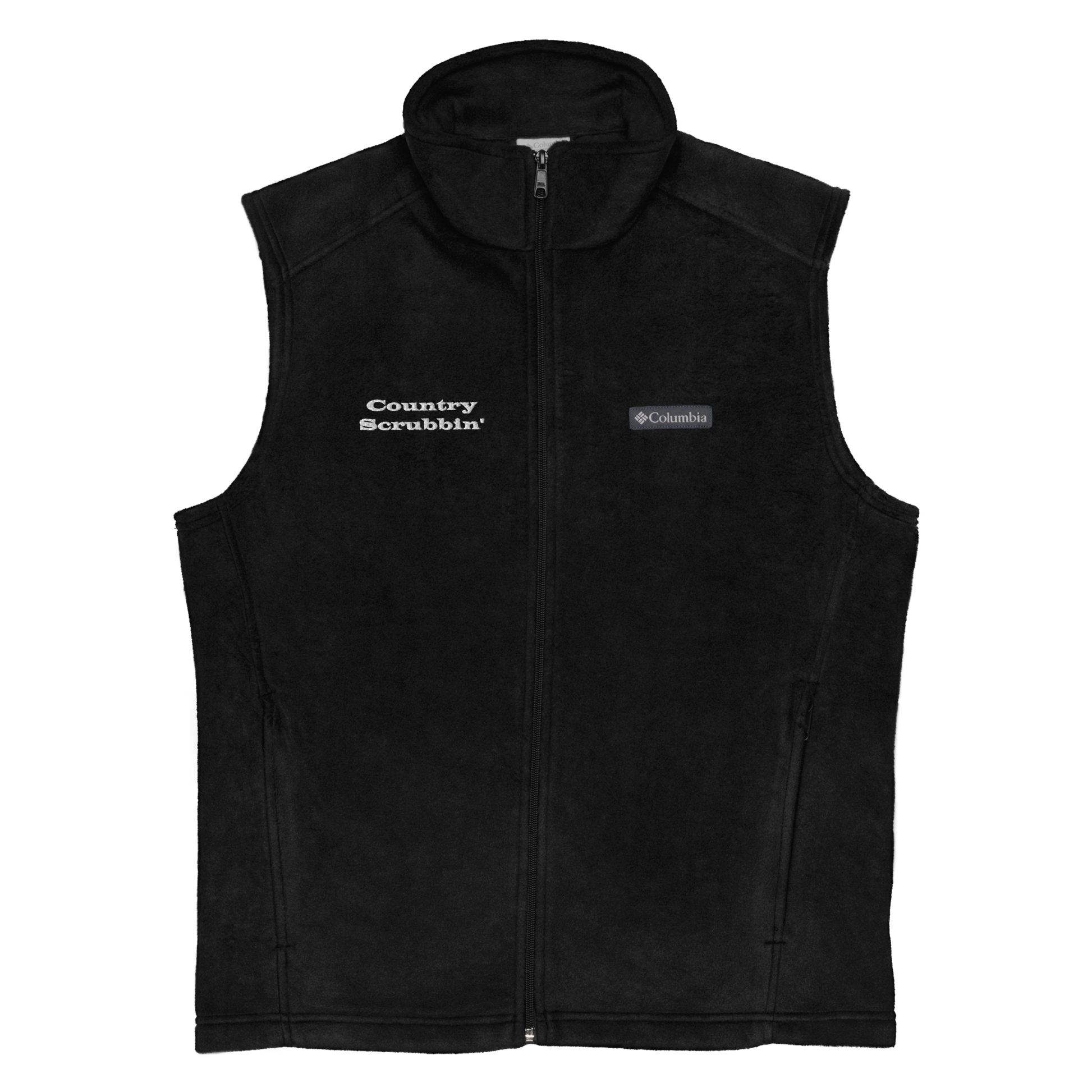 Men’s Columbia fleece vest (CS Brand on Back) – Country Scrubbin'