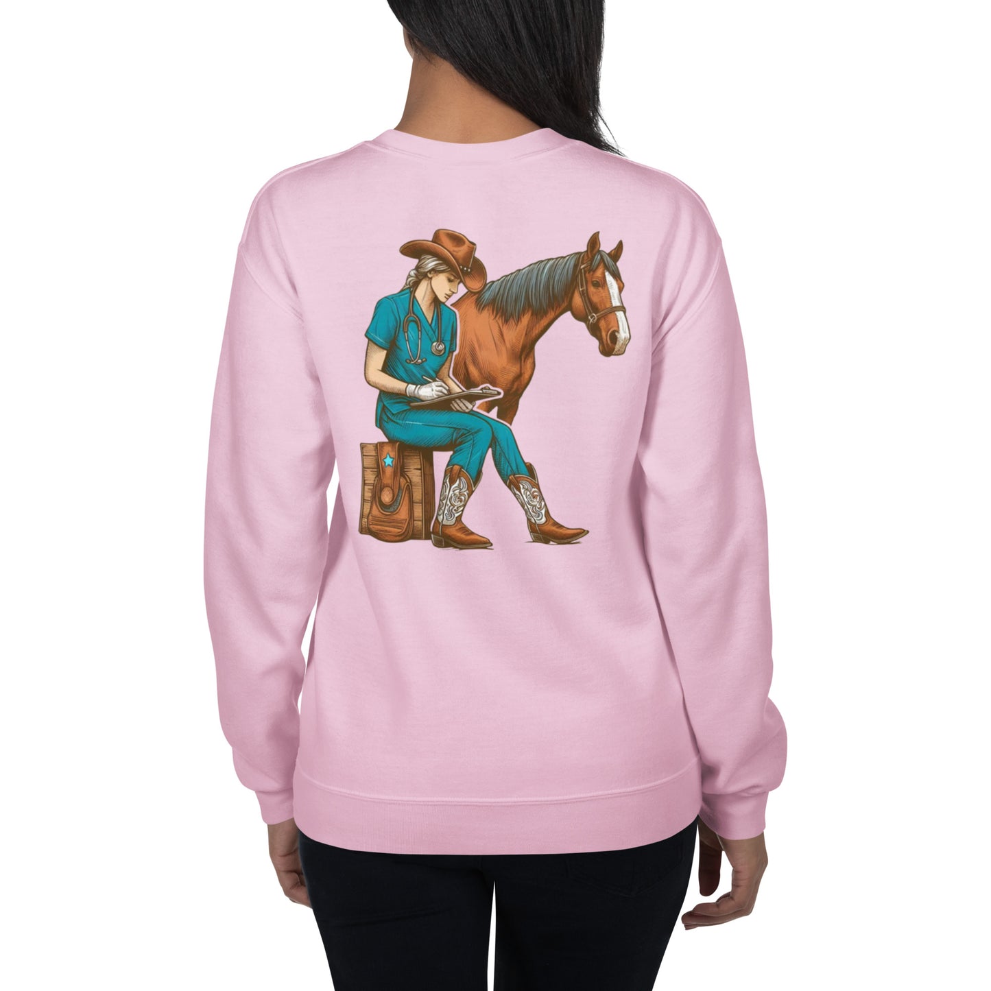 Large Animal Vet Med Unisex Sweatshirt