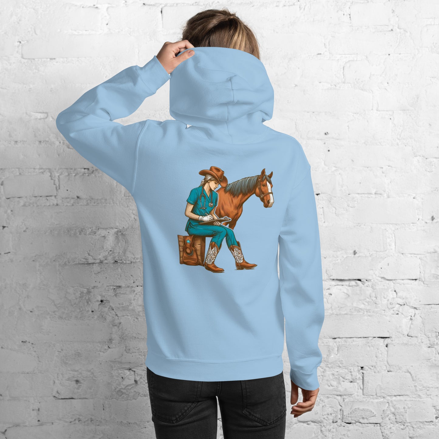 Large Animal Vet Med Unisex Hoodie