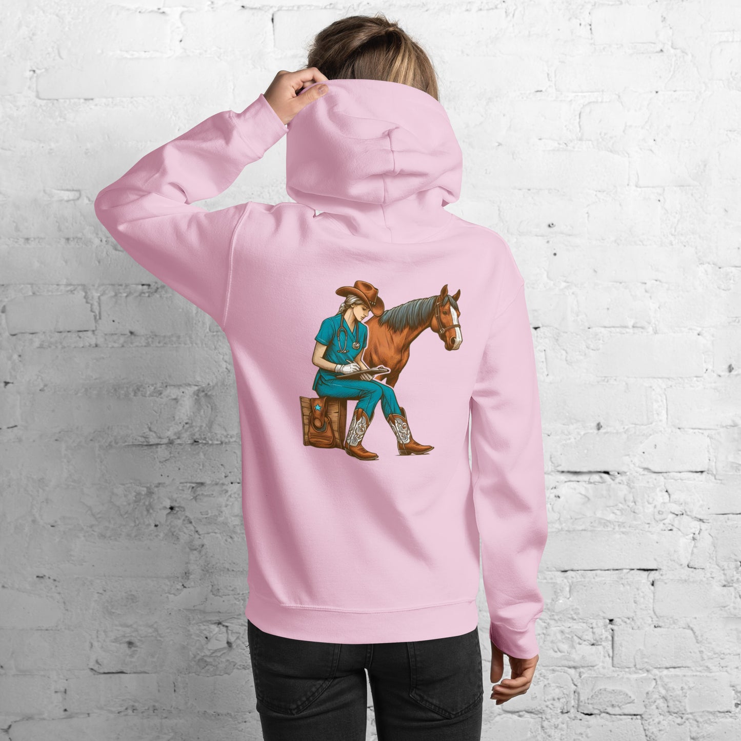 Large Animal Vet Med Unisex Hoodie