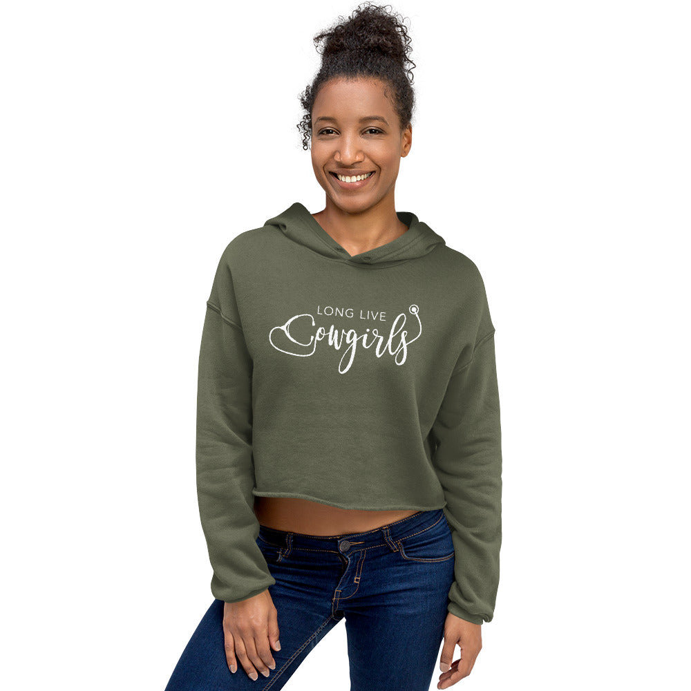 Long Live Cowgirls CROP Hoodie