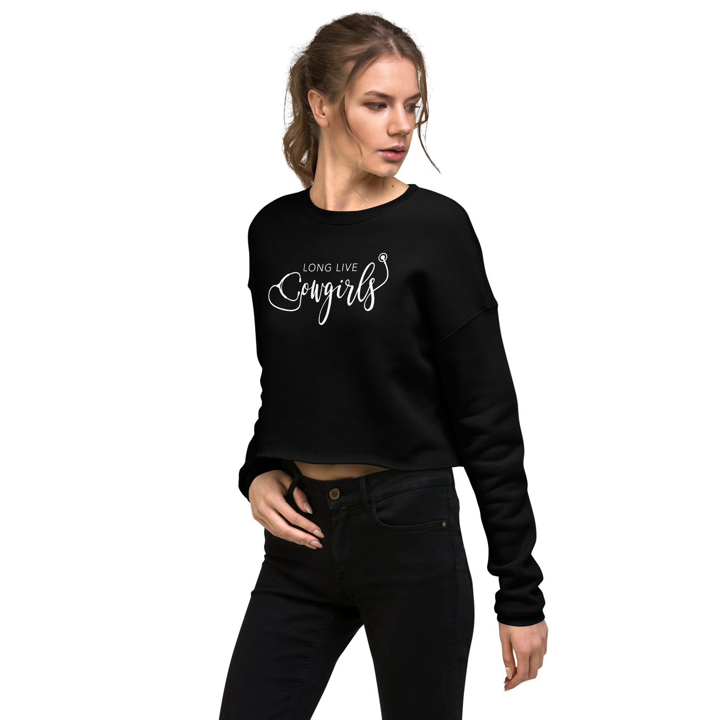 Long Live Cowgirls CROP Sweatshirt