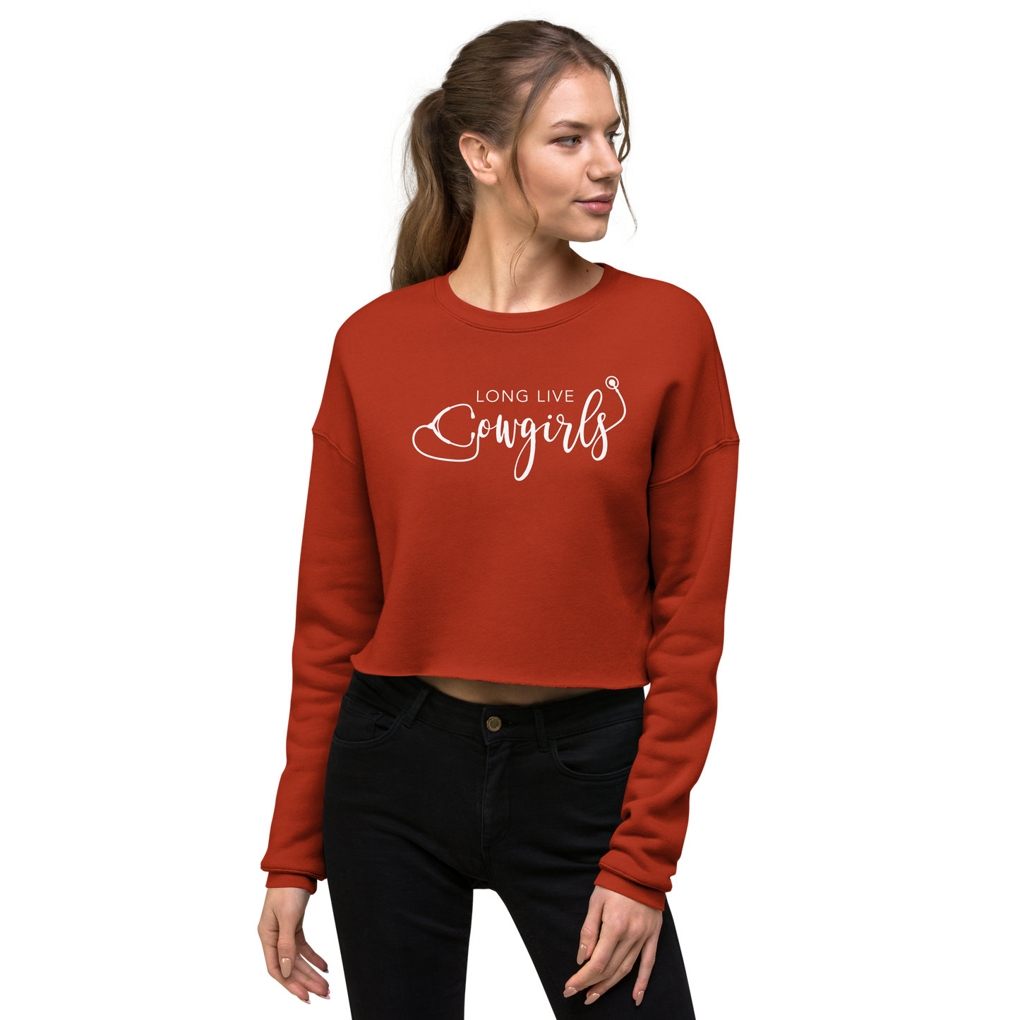 Long Live Cowgirls CROP Sweatshirt