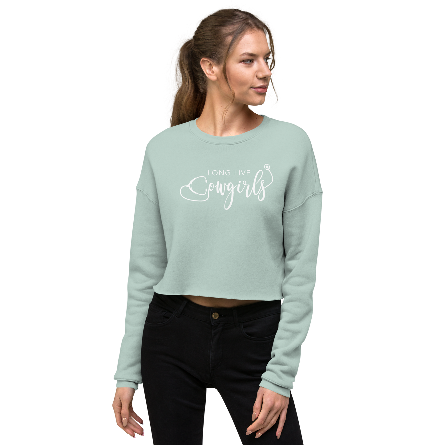 Long Live Cowgirls CROP Sweatshirt