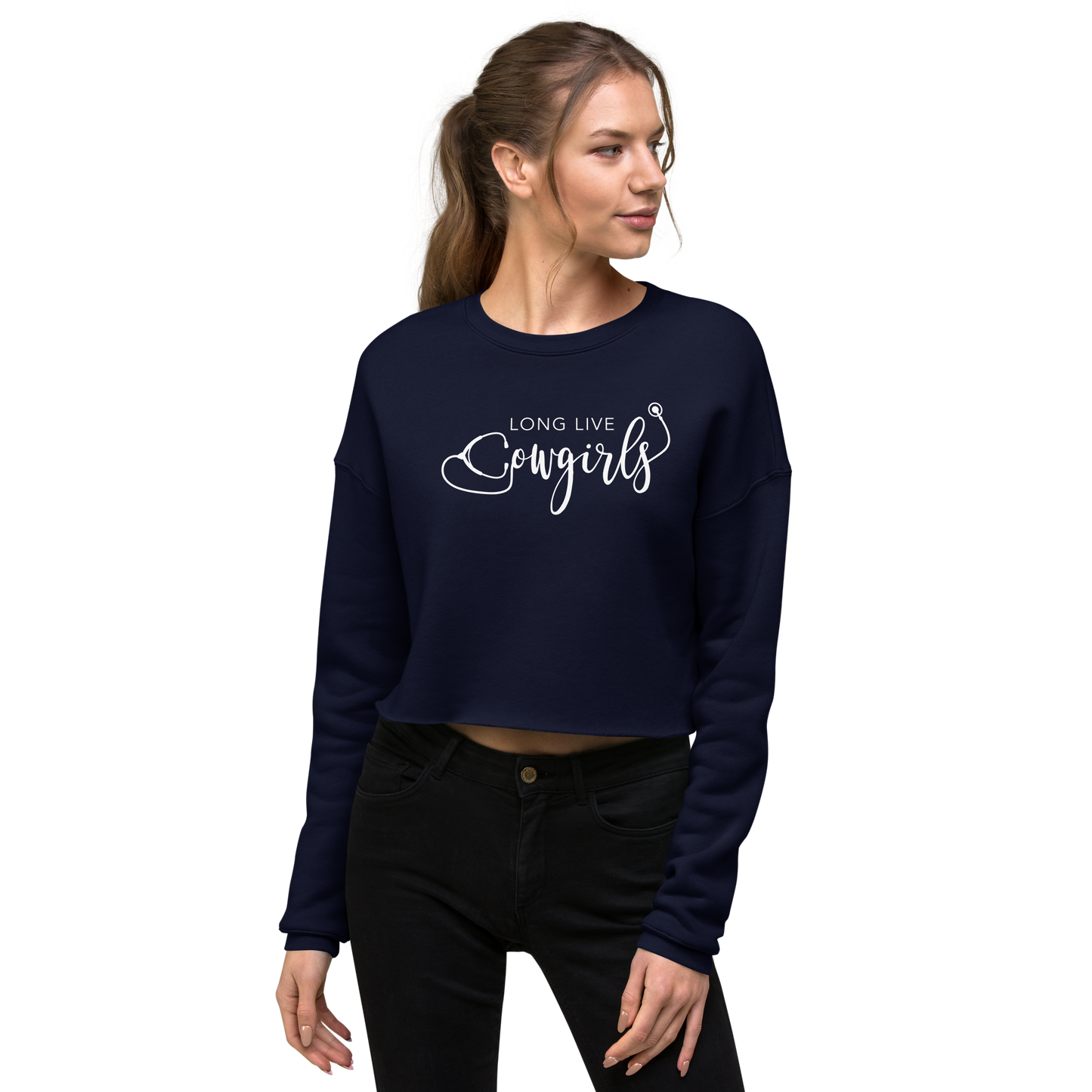 Long Live Cowgirls CROP Sweatshirt